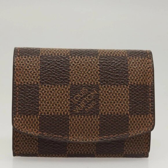 LOUIS VUITTON Damier Ebene Cuffs Cuff Case M64681 LV Auth BA2081V - Picture 2 of 14